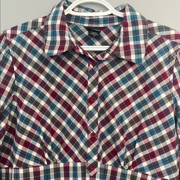 Plaid Long Sleeve Shirt Canyon River Blues - Picture 4 of 10